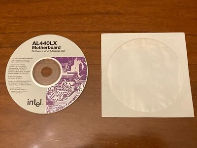 INTEL - AL440LX Motherboard Software - 1997 - Genuine CD. - Image 1 of 4