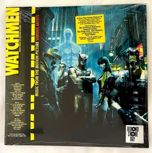 WATCHMEN OST Motion Picture 3XLP Yellow & Blue VINYL RSD 2022 Tyler Bates New - Picture 1 of 10