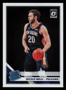 2019 Donruss Optic Nicolo Melli #163 Basketball New Orleans Pelicans RC - Picture 1 of 2