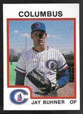 1987 ProCards Jay Buhner Minor League Outfielder From Columbus Clippers Set