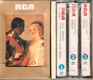 GIUSEPPE VERDI, OTELLO (VICKERS, GOBBI, SERAFIN, RYSANEK - MUSIKKASSETTE - E)  - Bild 1 von 1