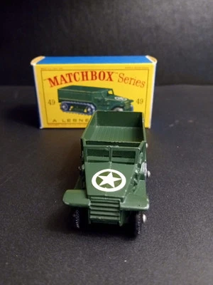 Matchbox #49A M3 Personnel Carrier 1958 VN/COMO NUEVO en caja D2 original nítida Foto 1 de 4