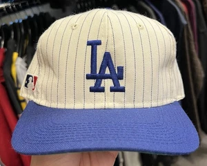 Vintage Sports Specialties  Los Angeles Dodgers Pin Stripes Plain Logo Wool Hat - Picture 1 of 9
