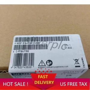 New Siemens 6ES7512-1DK01-0AB0 6ES7 512-1DK01-0AB0 CPU 1512SP-1 PN for ET 200SP - Picture 1 of 3