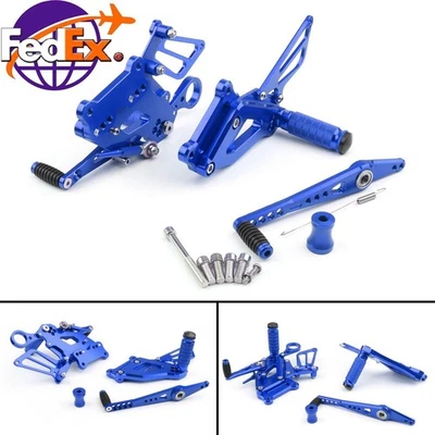 Reposapiés CNC para motocicleta juegos de estriberas traseras para BMW S1000RR 2015-2017 azul NUEVO Foto 1 de 4