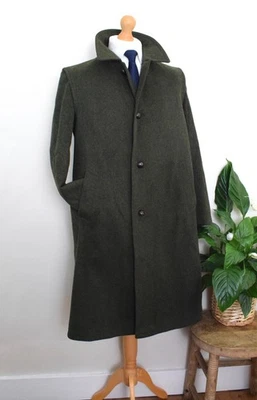 SALKO Forest Green Traditional Loden Coat Size 36R/38R Small Hubertus 46R/48R - Image 1 of 4