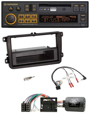Pioneer DAB Lenkrad USB Bluetooth Autoradio für Skoda Fabia 5J 2007-2014 - Bild 1 von 4