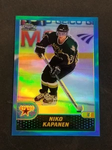 2002 TOPPS CHROME REFRACTOR ROOKIE NIKO KAPANEN RC STARS - Picture 1 of 2