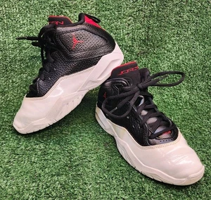Youth Size 1Y Nike Air Jordan B'Loyal GS Shoes White/Black/Red CK1426-016 - Picture 1 of 10