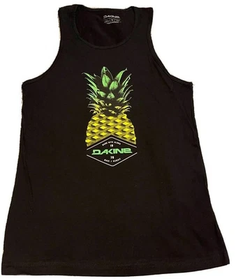 Camiseta sin mangas Dakine negra con gráfico de piña Dakineapple Foto 1 de 2