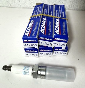 AC Delco IRIDIUM SPARK PLUGS 41-103 6PCS FOR CHEVY BUICK GMC OEM 12625058 - Foto 1 di 4