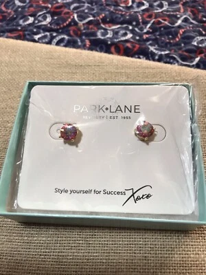 park lane впечатления серьги розовый с золотом - Изображение 1 из 2