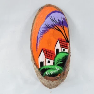 El Salvador Magnetic Wooden Art, Magneto Para Refri El Salvador Madera Artesanal - Picture 1 of 8