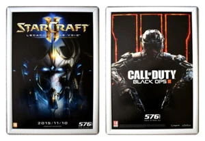 Poster promozionale Call of Duty Black Ops III 3 / Starcraft 2: LOTV PC PS4 42 cm x 59 cm - Foto 1 di 3
