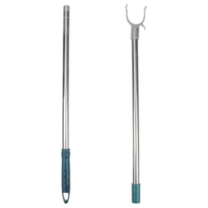 Stainless Steel Clothes Drying Pole Line Poles Outdoors High Reach Travel - Picture 1 of 12