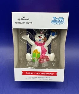 Adornos Hallmark Frosty The Snowman con regalos adorno de árbol de Navidad *NUEVO EN PAQUETE* - Imagen 1 de 3
