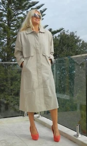 VINTAGE Stylish Chic 1970s-80s Original Classic Retro Trench - Picture 1 of 8