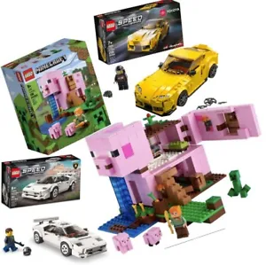 Lego Minecraft + Lamborghini + Supra Bundle *Loose* - Picture 1 of 5