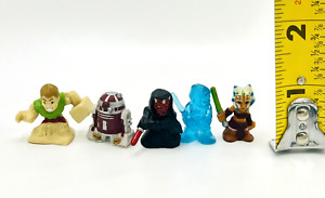 Star Wars Fighter Pods Mini Micro Heroes Figures Lot of 5 Ahsoka Sandman Droid