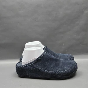 Fitflop Gogh Moc Makizin Mules Womens Size 9 Blue Suede Slip On Comfort Shoes - Picture 1 of 11