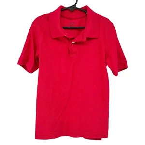 The Childrens Place Polo Shirt Boys M 7/8 Red Short-Sleeve Cotton Classic Fit - Picture 1 of 4
