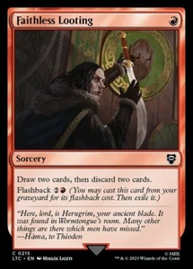 MTG - FAITHLESS LOOTING - Lord of the Rings Co (C) - Picture 1 of 1