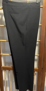 Gerard Darel Paris Trousers Women 43 Dark Blue Front Zip - Picture 1 of 5