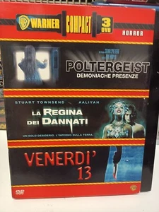 BOX WARNER COMPACT HORROR POLTERGEIST KÖNIGIN DER VERDAMMTEN FREITAG 13 *M 3 DVD - Bild 1 von 5
