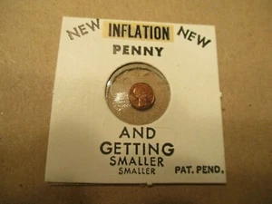 Richard Nixon Inflation Penny Cent 1974 Coin Campaign Presidential President 1c - Bild 1 von 6