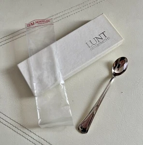 LUNUNT ARGENTIERI Cucchiaio Vintage Argento Alimentazione Neonato-Nuovo in Scatola - Foto 1 di 7