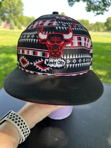 Chicago Bulls Windy City New Era 9FIFTY CapHat Snapback Black Bill Printed Hat - Picture 1 of 12