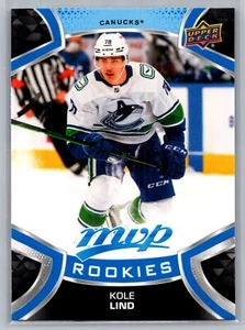 2021-22 Upper Deck MVP #226 Kole Lind Blue Vancouver Canucks - Picture 1 of 1