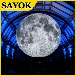 Riesige aufblasbare Mond Ball PVC luftdicht Planet Ballon für Bühne Party Dekor - Bild 1 von 6