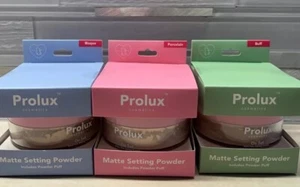 Prolux Cosmetics Matte Setting Powder .35oz Porcelain, Bisque and Buff - Picture 1 of 9