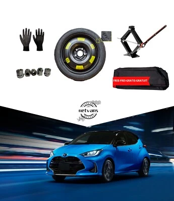 Roue de Secours (Galette) 16" pour TOYOTA YARIS 5 écrous avec Cric et Sac-à-cric - Photo 1/4