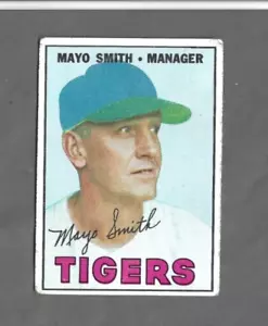 Mayo Smith Detroit Tigers Manager 1967 Topps #321 - Picture 1 of 2