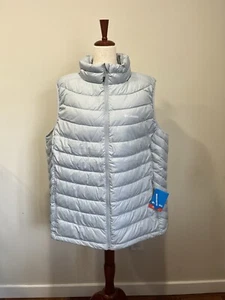 Columbia Women's Powder Lite II Insulated Vest Light Blue Plus Sz 2X - Picture 1 of 6