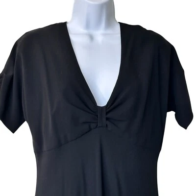 Nuevo con etiquetas Vestido Jones New York Terciopelo Negro Y2K Bebé Muñeca Coqueta Hada Crunge Gótico Foto 1 de 4