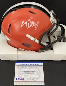 Cedric Tillman Signed Autographed Cleveland Browns Mini Helmet PSA/DNA COA - Picture 1 of 1