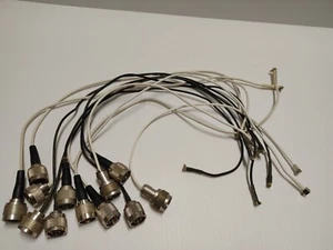 Pair (Qty 2) of Assorted Antenna Feed Cable Male Pigtail w/N-Male Connector - Picture 1 of 4