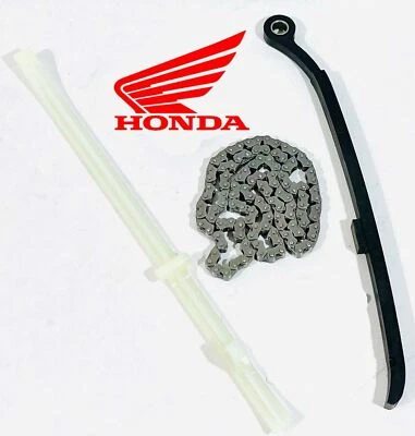 Honda XR650L XR 600R 650L Cam Chain & Genuine OEM Guides Tensioner Both Complete - Image 1 of 4