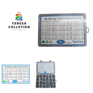 48 Tipi 96PCS 74LSxx Serie Logic IC Kit Assortimento 74LS01 74LS90 74LS373 74... - Foto 1 di 4