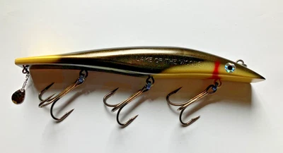 NEW Hand Painted 9" Danny Bait, Muskie Fishing Lure, Lake of the Woods