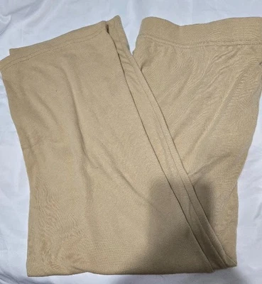 XLP Ciervo Blanco Mujer NUEVO Pantalón Punto Suave Tostado Cintura 36" L 30" Bolsillos Pull-on Foto 1 de 3