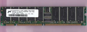 512MB Micron PC-133R MT18LSDT6472Y-133D2 SDR ECC REG Ram PC133R 3.3V STICK RDIMM - Picture 1 of 2