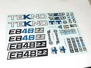 TKR9005 TEKNO EB48 2.2 BUGGY DECALS - Picture 1 of 1