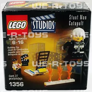 LEGO Studios Stunt Man Katapult Bau Spielzeug 27 Stck. 2001 #1356 NRFB - Bild 1 von 7
