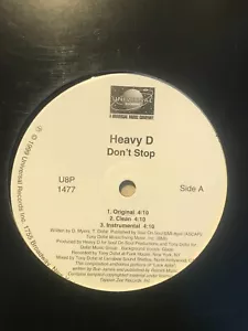 Heavy D On Point Don't Stop 12" Vinyl Big Pun Eightball Uptown Records 1999 - Imagen 1 de 3