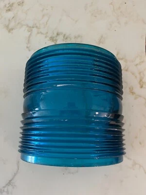 Линзы для ходовых огней из зеленого стекла Fresnel высотой 7 1/4 дюйма - Изображение 1 из 4