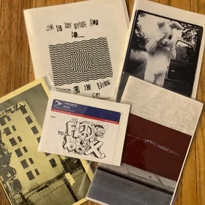 Lot of 4 FLOPBOX ZINES & a 228 label sticker / Graffiti Street Art Barry McGee - Picture 1 of 24
